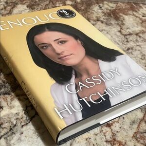Cassidy Hutchinson Memoir Hardcover - Yellow & White Dust Jacket